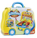 Set Little Chef. Valigetta Gialla Con Ruote