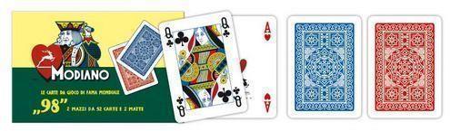 Carte da gioco Ramino 98 Modiano doppio mazzo, 108 carte - 77
