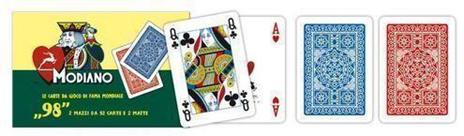 Carte da gioco Ramino 98 Modiano doppio mazzo, 108 carte - 60