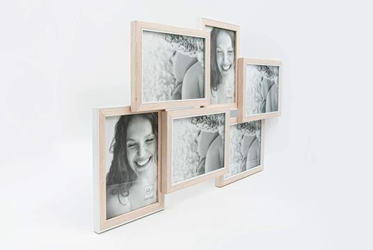 Mascagni Portafoto con cornice in legno multipla collezione Framing