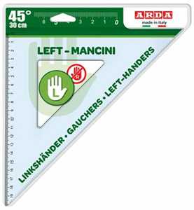 Cartoleria Squadra 45° cm.30 per Mancini Tekno