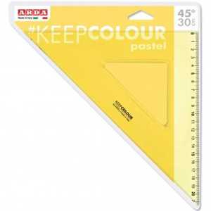 Cartoleria Squadra Keep Colour Pastel 45° Cm 30 Tekno