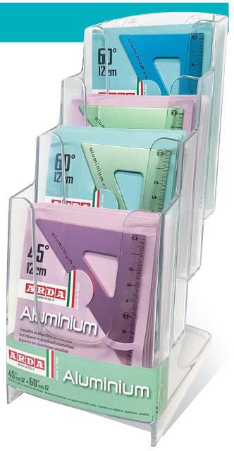 Squadra Alluminio Frostcolor 60° Cm 12