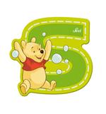 Lettera adesiva S Winnie the Pooh