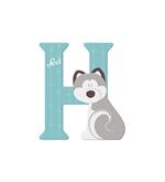 Lettera H Husky