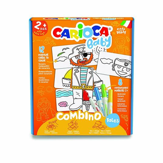 PASTELLI 3 IN 1 6 COLORI BABY CARIOCA : : Giochi e giocattoli