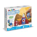 Modelight Maxi Playbox Aliens (6 Pot Gr.40+3 Attrezzi Per Modellare+1 Sfondo Colorato+libretto Istruzioni)