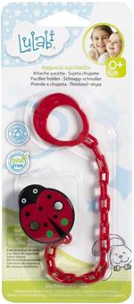 Agganciasucchietto Fantasia Coccinella in Plastica