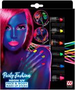 Set Make-up 6 Matite Neon UV