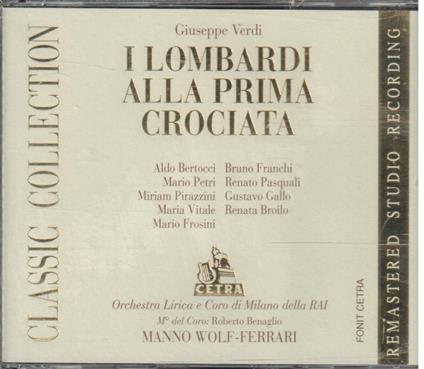 I Lombardi alla Prima Crociata - CD Audio di Giuseppe Verdi