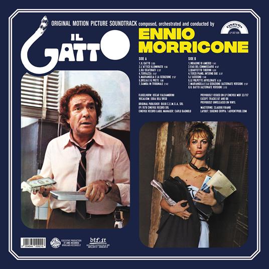 Il Gatto (Limited Edition - 140 gr. White Vinyl) - Vinile LP di Ennio Morricone - 3