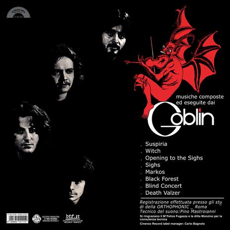 Suspiria (Limited Edition - 140 gr. Blue Iris Vinyl + Poster) - Vinile LP di Goblin - 3