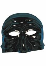 Maschera Pulcinella Classico Nero In Plastica