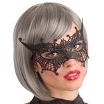 Maschera Pipistrello In Tessuto Macrame' Su Cartoncino