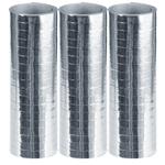 3 Stelle Filanti Metallizzate Argento 18 Rotolini 7Mmx4Mt. Carnival Toys (4534)