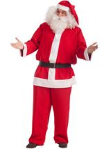 Costume Babbo Natale Tg.Xxl In Tela