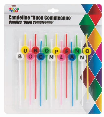 Blister Candeline Buon Compleanno