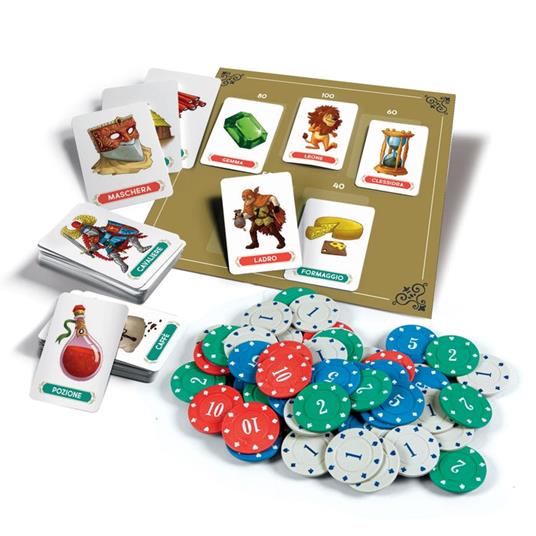 Clementoni- 7 e Mezzo-Carte 6 Anni, Gioco da Tavolo Bambini, 2-5