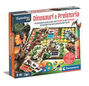 Giocattolo Sapientino Più Classic Educ Games Dinosauri e Preistoria Clementoni