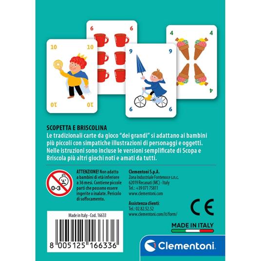 Carte Scopetta e briscolina - Clementoni - Giochi di abilità - Giocattoli |  laFeltrinelli