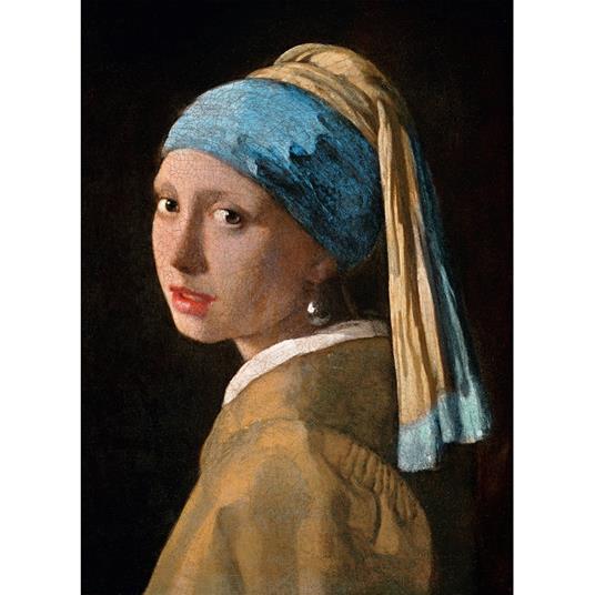 Puzzle Vermeer: Donna con Orecchino di Perle - 2