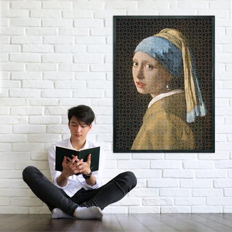 Puzzle Vermeer: Donna con Orecchino di Perle - 4