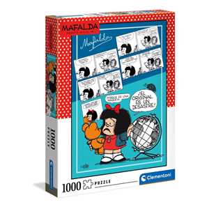 Giocattolo Puzzle 1000 pezzi Mafalda Clementoni
