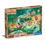 Puzzle Story Maps - Disney The Jungle Book - 1000 pezzi