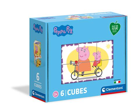 Cubo 6 pezzi Peppa Pig