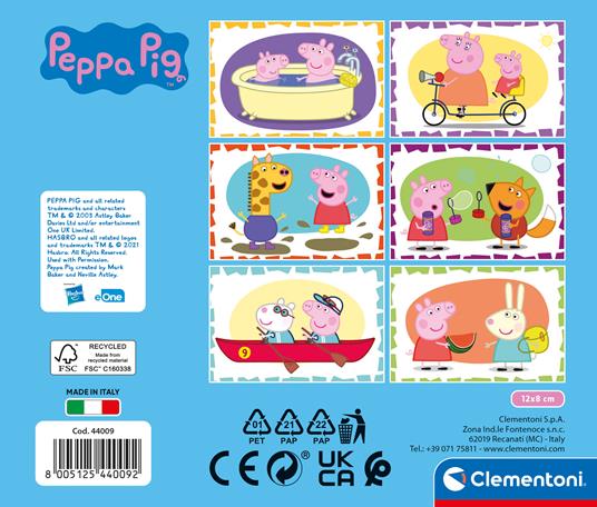 Cubo 6 pezzi Peppa Pig - 3