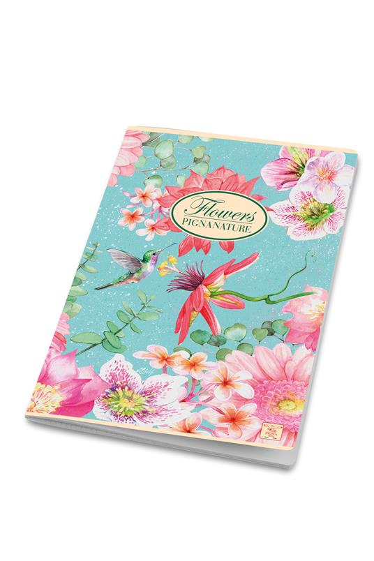 Quaderno Maxi Pigna Nature Flowers, a righe, 42Ff/Sh - 21 x 29,7 cm - Pigna  - Cartoleria e scuola | Feltrinelli