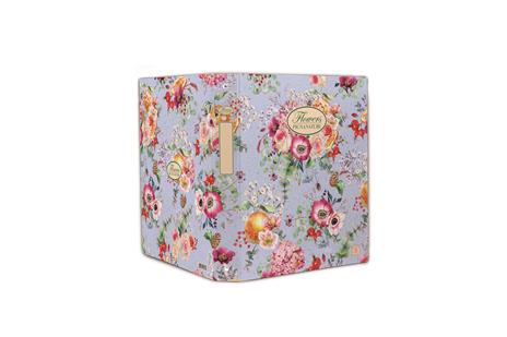 Cartella ad anelli A4 Pigna Nature Flowers 4 anelli - 27 x 32 cm - 6