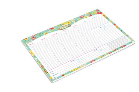 Desk Planner Pigna Nature Flower Settimanale Gr.70 - 29 x 42 cm - 2