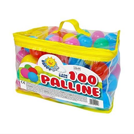 Sport1 100 Palline Morbide Colorate in plastica D6 cm - 2