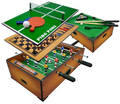 Mini calcetto + biliardo 6 in 1 da tavolo. Sport One 706200411 - Sport One  - Giochi di abilità - Giocattoli