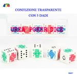 Ginmar: Giochi Tavolo - (209A) - Conf. 5 Dadi Plast. Poker