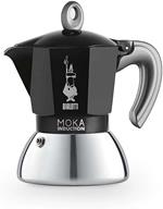 Bialetti moka induction, caffettiera 2 tazze nera