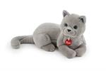 Trudi. Gatto Celestino M Peluche Colore Grigio 21039