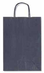 Confezione Pz 25 busta Regalo Allegra Carta Tu 36x12x41cm Blu Rigatino Int.avana