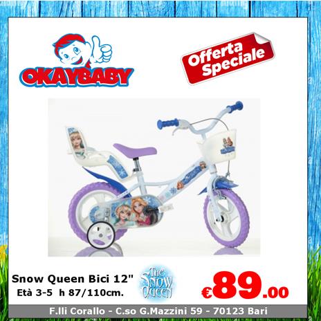 Bicicletta 12" Snow Queen - 124RL-SQ