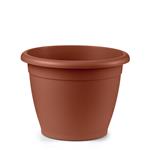 Vaso Rotondo Naxos D.18Cm Terracotta Piante Fiori Balcone Veca