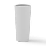 Veca Vaso Cache-Pot Rotondo Clou H.65Cm Bianco