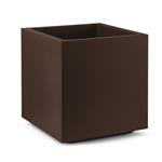 Veca Vaso Fioriera Cubo Matheria 40Cm Bronzo