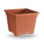 Veca Vaso Quadrato 22Cm 60% Riciclabile Terracotta