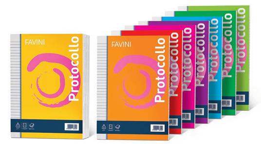 Favini Protocollo quaderno per scrivere Multicolore A4 30 fogli - Favini -  Cartoleria e scuola