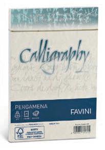 CF.25 BUSTE 12X18 CALLIGRAPHY PERGAMENA CREMA x1