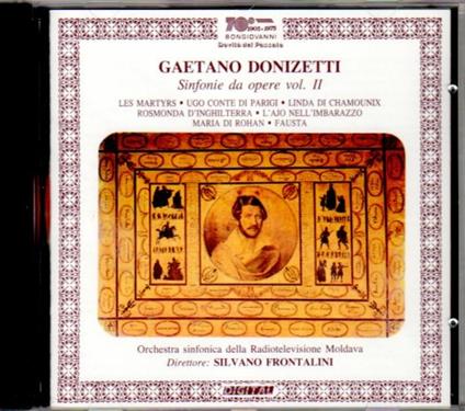 Sinfonie da opere vol.2 - CD Audio di Gaetano Donizetti