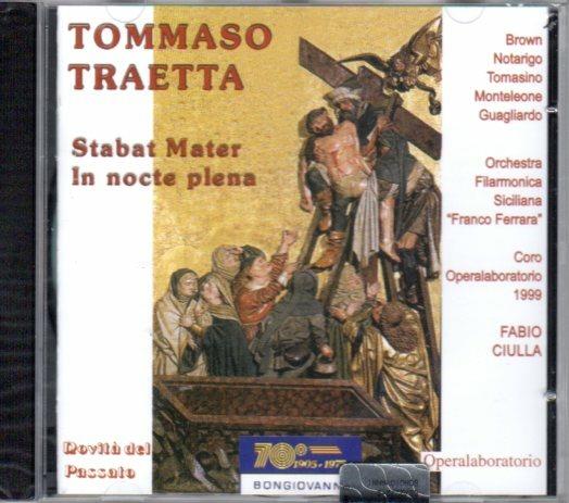 Stabat Mater - Mottetto In Nocte Plena - CD Audio di Tommaso Traetta