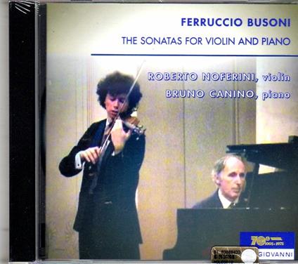 Sonate per violino n.1, n.2 - CD Audio di Ferruccio Busoni