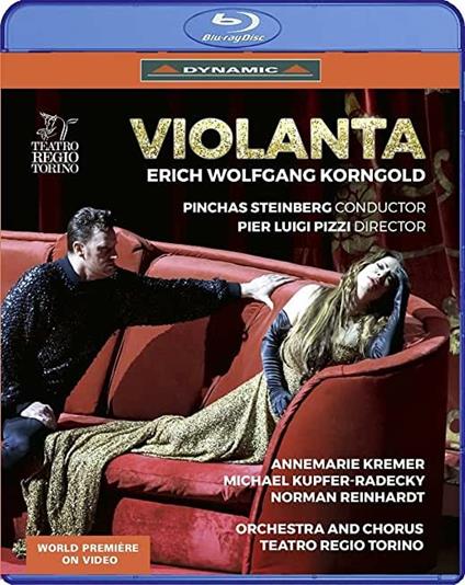 Violanta (Blu-ray) - Blu-ray di Erich Wolfgang Korngold,Pinchas Steinberg